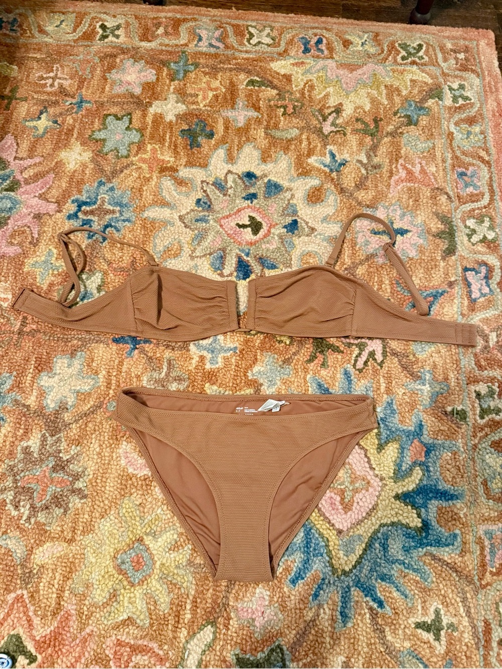 Bandeau Bikini Set in Brown (includes straps) - Picture 4 of 6
